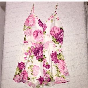 Floral Peony Romper